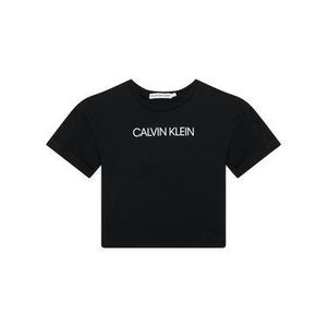 Calvin Klein Jeans Tričko Institutional Logo Boxy IG0IG01064 Čierna Regular Fit vyobraziť