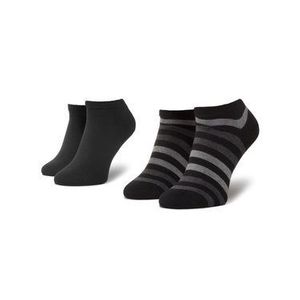 Tommy Hilfiger Súprava 2 párov kotníkových ponožiek unisex 382000001 Čierna vyobraziť
