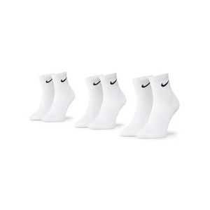 Nike Súprava 3 párov vysokých ponožiek unisex SX7667 100 Biela vyobraziť