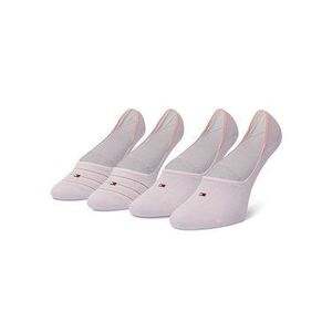 Tommy Hilfiger Súprava 2 párov krátkych ponožiek dámskych 100002819 Ružová vyobraziť