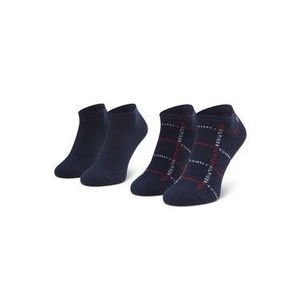 Tommy Hilfiger Súprava 2 párov členkových pánskych ponožiek 100002658 Tmavomodrá vyobraziť