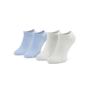 Tommy Hilfiger Súprava 2 párov kotníkových ponožiek dámskych 343024001 Modrá vyobraziť