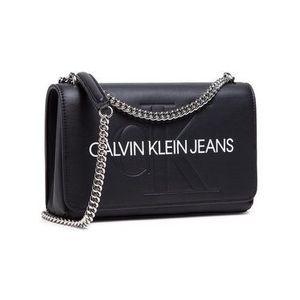 Calvin Klein Jeans Kabelka Ew Flap Convertible K60K607463 Čierna vyobraziť