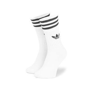 adidas Súprava 3 párov vysokých ponožiek unisex Solid Crew Sock S21489 Biela vyobraziť