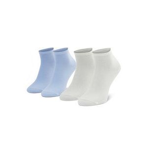 Tommy Hilfiger Súprava 2 párov kotníkových ponožiek dámskych 373001001 Modrá vyobraziť