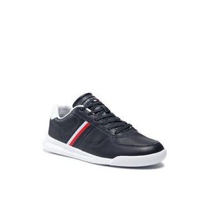 Tommy Hilfiger Sneakersy Lightweight Leather Sneaker Flag FM0FM03471 Tmavomodrá vyobraziť