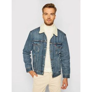 Levi's® Džínsová bunda Type III Sherpa 16365-0128 Modrá Regular Fit vyobraziť