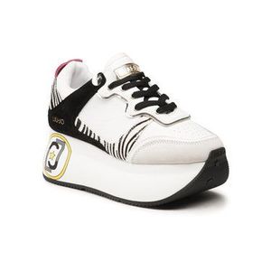 Liu Jo Sneakersy Super Maxi Wonder 2 BA1085 PX164 Biela vyobraziť