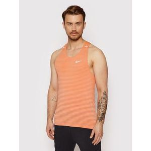 Nike Tank top CJ5427 Oranžová Slim Fit vyobraziť