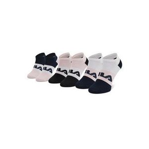 Fila Súprava 3 párov členkových dámskych ponožiek Calza F6919 Ružová vyobraziť