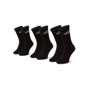 Vans Súprava 3 párov vysokých ponožiek unisex Mn Classic Crew VN000XRZ Čierna vyobraziť