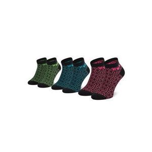 Fila Súprava 3 párov členkových dámskych ponožiek Calza F6106 Čierna vyobraziť