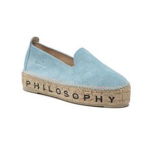 Manebi Espadrilky Manebi by Philosophy Di Lorenzo Serafini 41A6001 8001 0293 Modrá vyobraziť