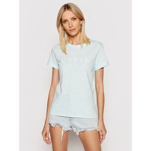 Guess Tričko Corinne Tee W0GI69 R8G01 Zelená Regular Fit vyobraziť