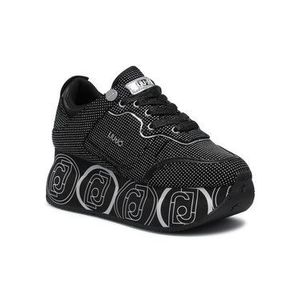 Liu Jo Sneakersy Super Maxi Wonder 2 BA1085 PX164 Čierna vyobraziť