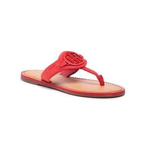 Tommy Hilfiger Žabky Essential Hardware Flat Sandal FW0FW05592 Fialová vyobraziť