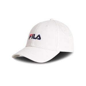 Fila Šiltovka 6 Panel Cap Strap Back Linear Logo 686029 Biela vyobraziť