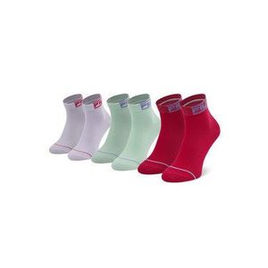 Fila Súprava 3 párov vysokých dámskych ponožiek Calza F6101 Farebná vyobraziť