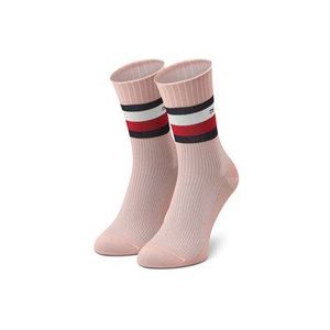 Tommy Hilfiger Vysoké dámske ponožky 100002393 Ružová vyobraziť