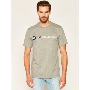 Puma Tričko BMW Motorsport Logo Tee 595369 Sivá Regular Fit vyobraziť