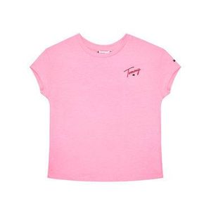 Tommy Hilfiger Tričko Multi Tee KG0KG05873 D Ružová Regular Fit vyobraziť