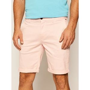Tommy Jeans Bavlnené šortky Essential DM0DM05444 Ružová Regular Fit vyobraziť