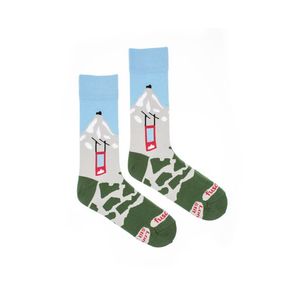 Viacfarebné ponožky Lomničák vyobraziť