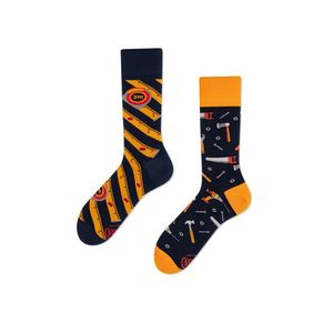 Modro-oranžové ponožky The Handyman vyobraziť