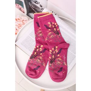 Ružové ponožky Florie Super Soft Daisy Socks vyobraziť