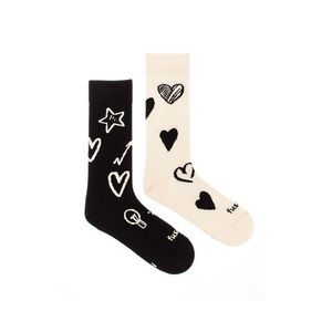 Čierno-smotanové ponožky Symbol vyobraziť