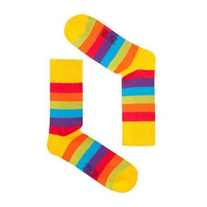 Unisex viacfarebné ponožky Spox Sox Rainbow vyobraziť