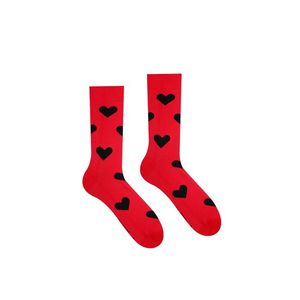 Čierno-červené ponožky Valentín Ona vyobraziť