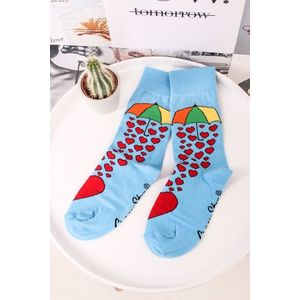 Modré vzorované ponožky Lásky Dážď modré vyobraziť