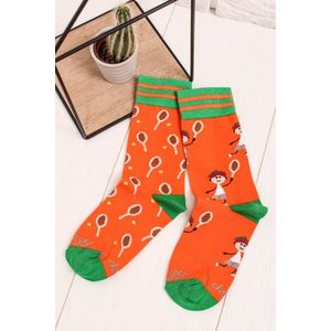Zeleno-oranžové ponožky Tenista vyobraziť