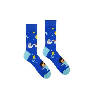 Modré vzorované ponožky Chlapček vyobraziť