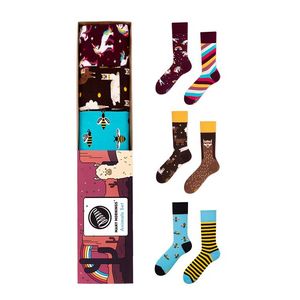 Viacfarebné ponožky v darčekovej krabičke Animals Set - trojbalenie vyobraziť