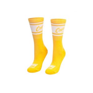 Žlté vysoké športové ponožky Crazystep vyobraziť