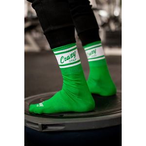 Zelené vysoké športové ponožky Crazystep vyobraziť