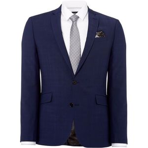 Kenneth Cole Luxo Slim Fit Tonal Checked Suit Jacket vyobraziť