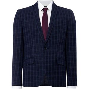 Kenneth Cole San Fran Slim Fit Tonal Checked Suit Jacket vyobraziť