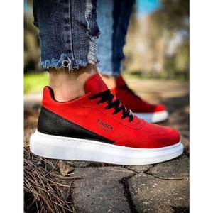 Red men's sneakers ZX0155 vyobraziť