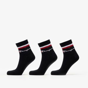 3PACK socks Champion black (Y0B0C) vyobraziť
