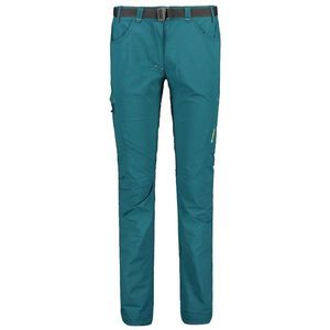 Women's outdoor pants Kahula L tm. muted turquoise vyobraziť