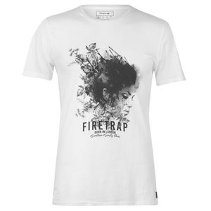 Firetrap Graphic T Shirt Mens vyobraziť