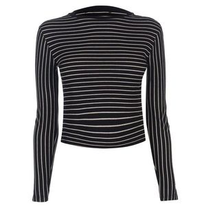Firetrap Blackseal Long Sleeve Striped T Shirt vyobraziť
