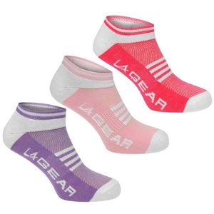 LA Gear Yoga Sock 3 Pack Ladies vyobraziť