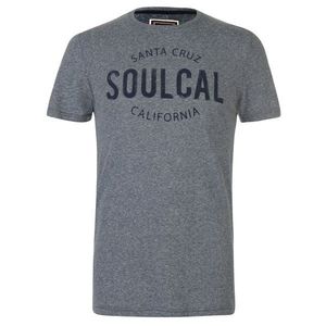 Triko SoulCal Textured Flecked T Shirt vyobraziť