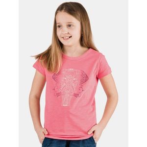 Rúžové dievčenské tričko s potlačou SAM 73 vyobraziť
