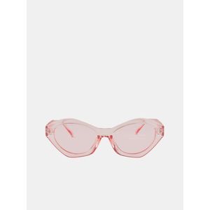 Ružové slnečné transparentné okuliare Pieces Laura vyobraziť
