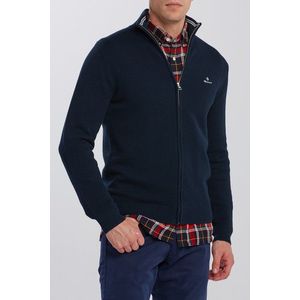 SVETER GANT COTTON PIQUE ZIP CARDIGAN vyobraziť